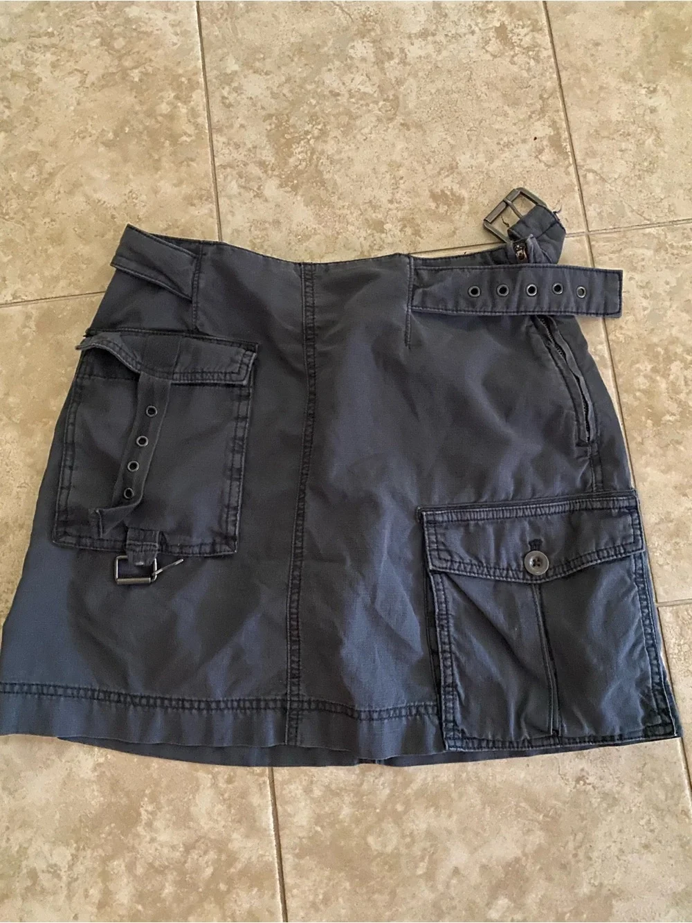 Free People Erika Utility Mini Skirt